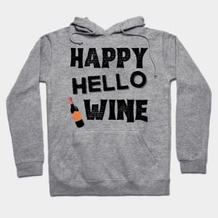 Happy Hallowine. Halloween Costume for Wine Lover. Hoodie